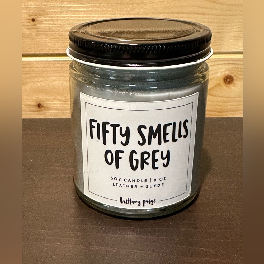 Brand new Brittany Paige 50 smells of grey candle